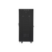 Lanberg rack cabinet 19’’ free-standing 27U / 600x600 self-assembly flat pack with glass door LCD black - Сървърни и