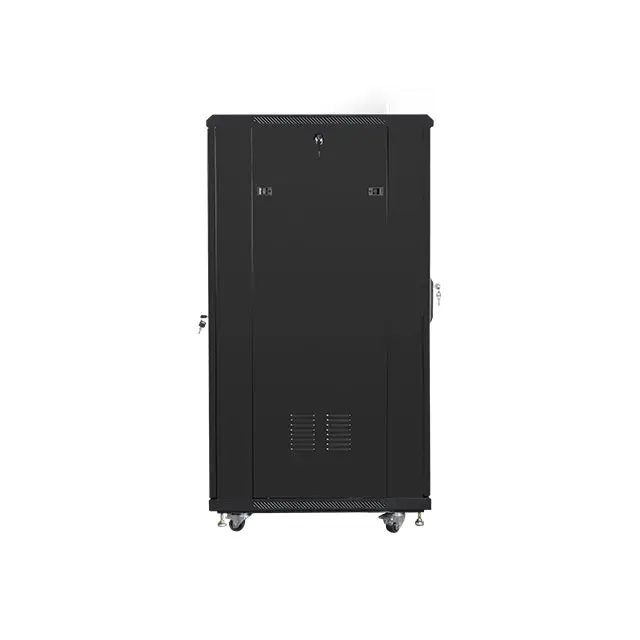 Lanberg rack cabinet 19’’ free-standing 27U / 600x800 self-assembly flat pack black - Сървърни и комуникационни