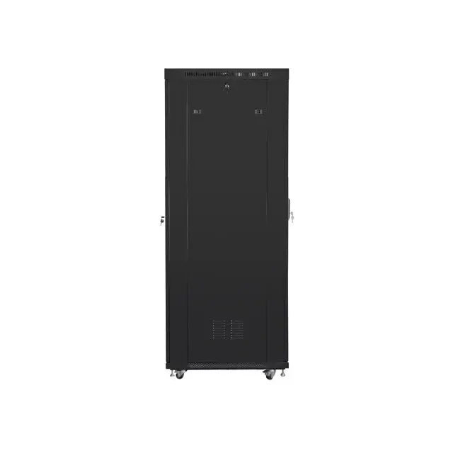 Lanberg rack cabinet 19’’ free-standing 42U/600x1000 (flat pack) with glass door lcd black v2 - Сървърни и