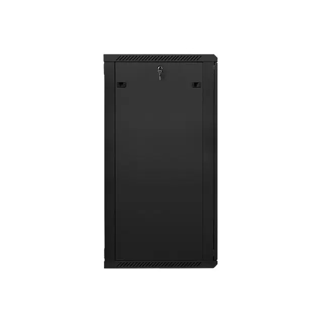 Lanberg rack cabinet 19’’ wall-mount 27U / 600x600 for self-assembly (flat pack) black - Сървърни и комуникационни