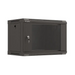 Lanberg rack cabinet 19’’ wall-mount 6U/540x350 (flat pack) with glass door black - Сървърни и комуникационни
