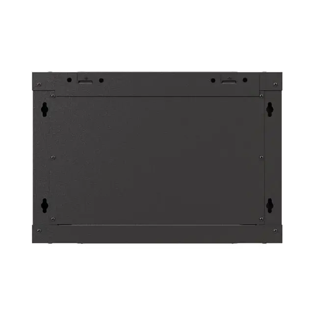 Lanberg rack cabinet 19’’ wall-mount 6U/540x350 (flat pack) with glass door black - Сървърни и комуникационни
