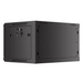 Lanberg rack cabinet 19’’ wall-mount 6U/600x450 with perforated door black (flat pack) - Сървърни и комуникационни