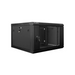 Lanberg rack cabinet 19’’ wall-mount 6U / 600x600 for self-assembly (flat pack) black - Сървърни и комуникационни