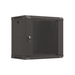 Lanberg rack cabinet 19’’ wall-mount 9U/540x350 (flat pack) with glass door black - Сървърни и комуникационни