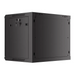 Lanberg rack cabinet 19’’ wall-mount 9U/600x450 with perforated door black (flat pack) - Сървърни и комуникационни