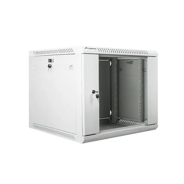 Lanberg rack cabinet 19’’ wall-mount 9U / 600x600 for self-assembly (flat pack) grey - Сървърни и комуникационни