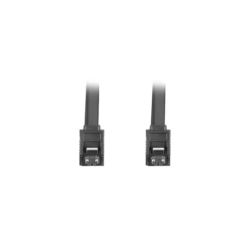 Lanberg SATA DATA III (6GB/S) F/F cable 30cm metal clips black - SATA<<<LANBERG кабели<<<LANBERG<<<PolyComp