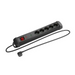 Lanberg surge protector sp1 3m 5x schuko outlets black - Разклонители<<<LANBERG сървърни шкафове и