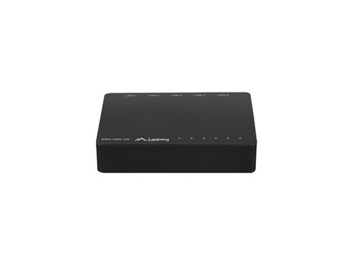 Lanberg switch dsp2-1005-12v 5x 1GB/s unmanaged gigabit ethernet desktop 12v - Комутатори<<<LANBERG мрежово и