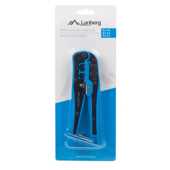 Lanberg universal crimping tool for wires terminated with RJ11/12/45 connector - Инструменти<<<LANBERG мрежово и