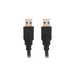 Lanberg USB-A (M) -> USB-A (M) 3.0 cable 0.5m black - USB<<<LANBERG кабели<<<LANBERG<<<PolyComp&&&Компютърни