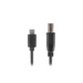 Lanberg USB-C (M) -> USB-B (M) 2.0 ferrite cable 1.8m black - USB<<<LANBERG кабели<<<LANBERG<<<PolyComp&&&Компютърни