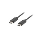Lanberg USB-C M/M 2.0 cable 1m black - USB<<<LANBERG кабели<<<LANBERG<<<PolyComp&&&USB cablesAKG-KAB<<<GSM