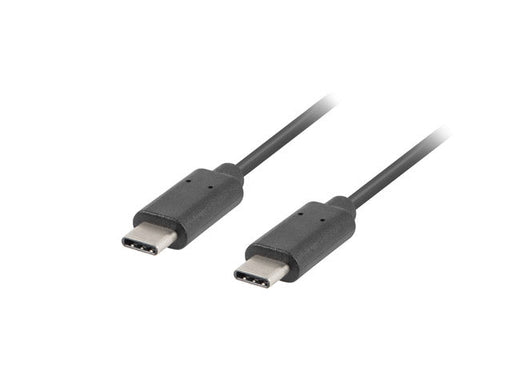 Lanberg USB-C M/M 2.0 cable 1m black - USB<<<LANBERG кабели<<<LANBERG<<<PolyComp&&&USB cablesAKG-KAB<<<GSM