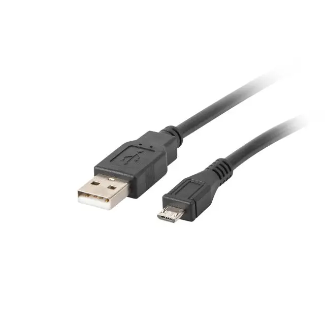 Lanberg USB MICRO-B (M) -> USB-A (M) 2.0 cable 1.8m black - USB<<<LANBERG кабели<<<LANBERG<<<PolyComp&&&USB