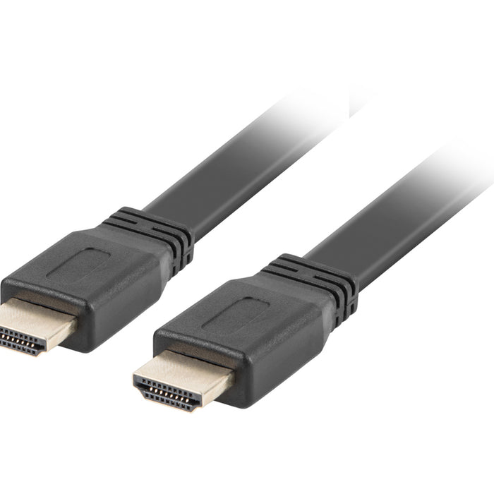Lanberg HDMI M/M V2.0 cable 3m, 4K flat, black