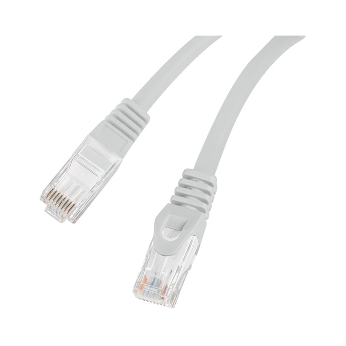 Lanberg patchcord CAT.6 UTP LSZH CCA 5m Fluke Passed, Grey
