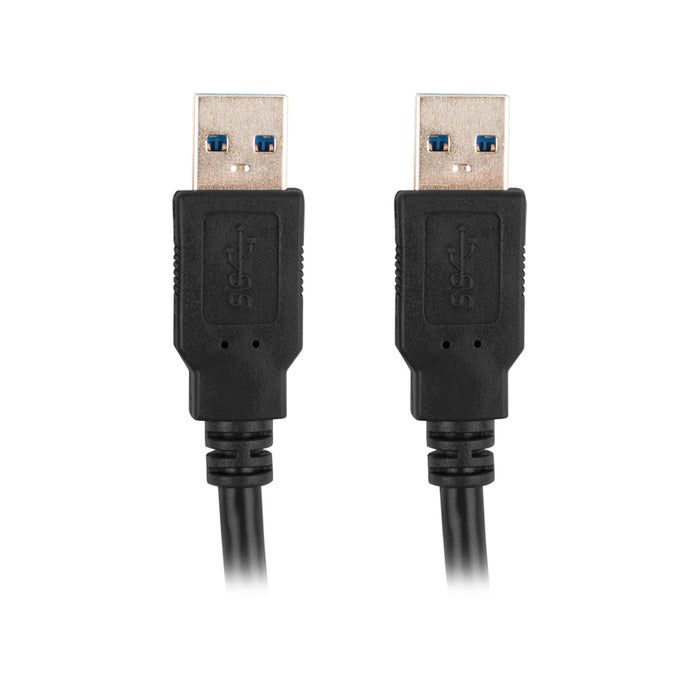 Lanberg USB-A (M) -> USB-A (M) 3.0 cable 1.8m, black