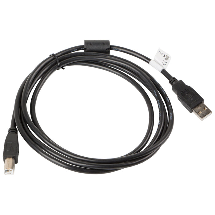 Lanberg USB-A (M) -> USB-B (M) 2.0 cable 1.8m, black ferrite
