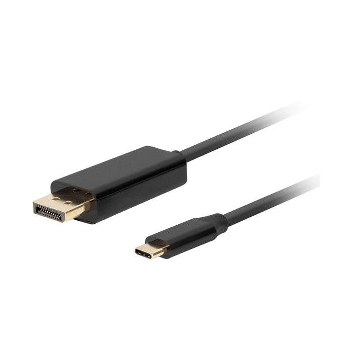 Lanberg USB-C (M) -> Displayport(M) 1.2 4K 60hz cable 3m, black
