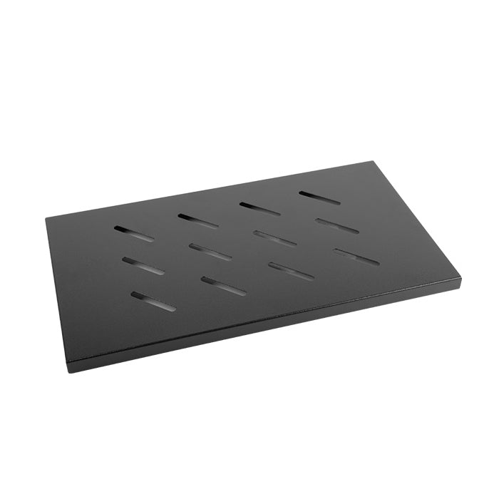 Lanberg 19" fixed shelf 1U / 465x300mm, max load capacity up to 120kg, black