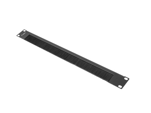 Lanberg 19" brush panel 1U AK-1103-B, black