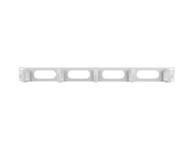 Lanberg 19" cable management AK-1205-S panel 5 rings - type b 1U, grey