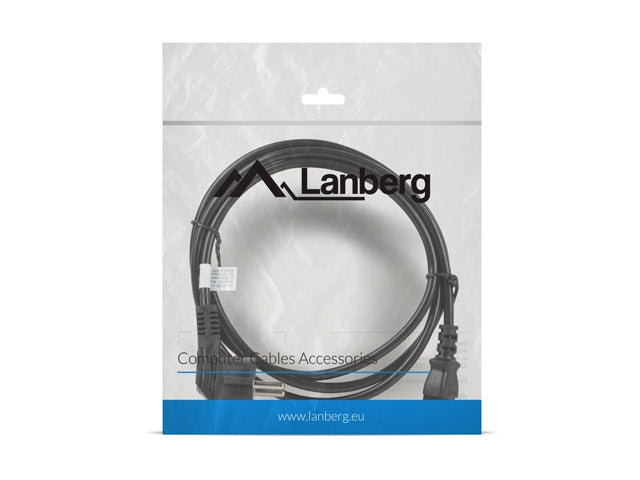 Lanberg CEE 7/7 -> IEC 320 C13 power cord 1.8m VDE, black