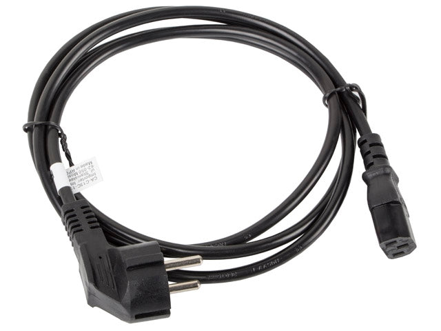 Lanberg CEE 7/7 -> IEC 320 C13 power cord 1.8m VDE, black