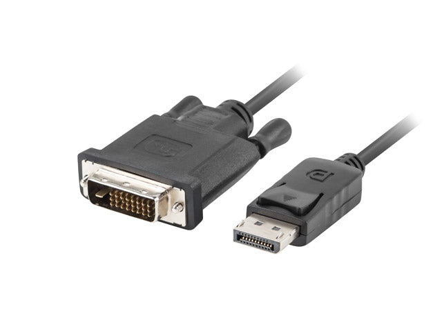 Lanberg display port (M) V1.2-> DVI-D (M) (24+1) cable 3m, dual link, black