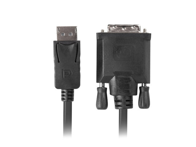 Lanberg display port (M) V1.2-> DVI-D (M) (24+1) cable 3m, dual link, black