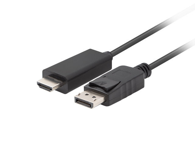 Lanberg display port (M) V1.1 -> HDMI (M) cable 1m, black
