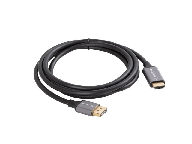 Lanberg display port (M)  -> HDMI(M) cable 1.8m, black