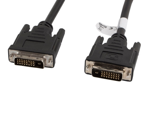 Lanberg DVI-D (M) (24+1)-> DVI-D (M) (24+1) cable 1.8m, dual link, black
