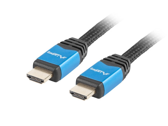 Lanberg HDMI M/M V2.0 cable 1m CU, black premium