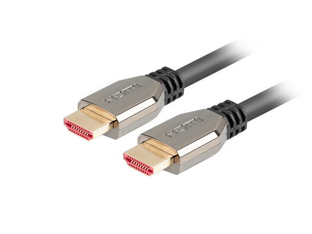 Lanberg HDMI M/M V2.1 1m 8K 60Hz, black