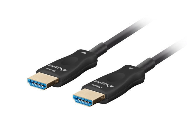 Lanberg HDMI M/M v2.1 cable 40m optical black aoc