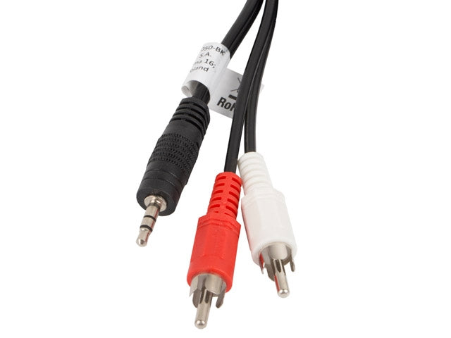 Lanberg mini jack 3.5mm (M) 3 pin -> 2X RCA (chinch) (M) cable 5m