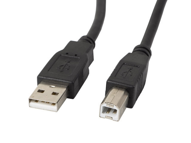 Lanberg USB-A (M) -> USB-B (M) 2.0 ferrite cable 1m, black