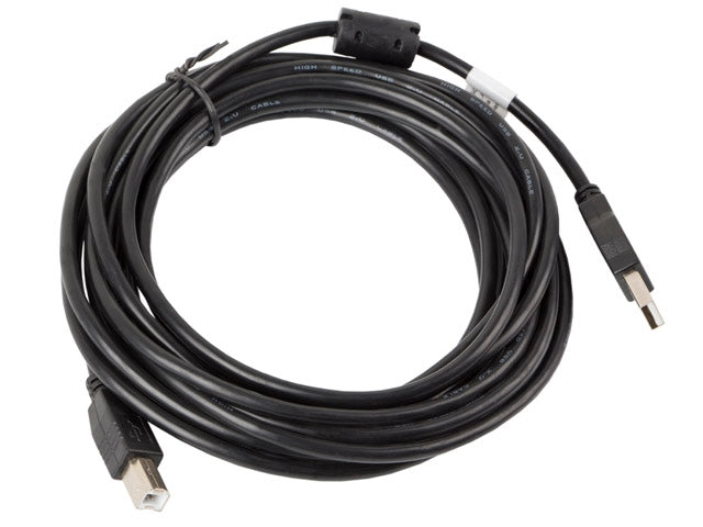 Lanberg USB-A (M) -> USB-B (M) 2.0 cable 5m, black ferrite
