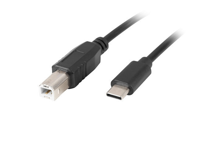 Lanberg USB-C (M) -> USB-B (M) 2.0 ferrite cable 3m, black