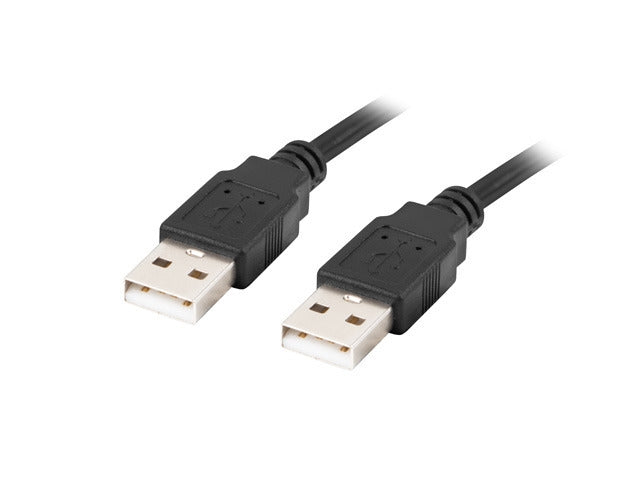 Lanberg USB-A M/M 2.0 cable 1.8m black