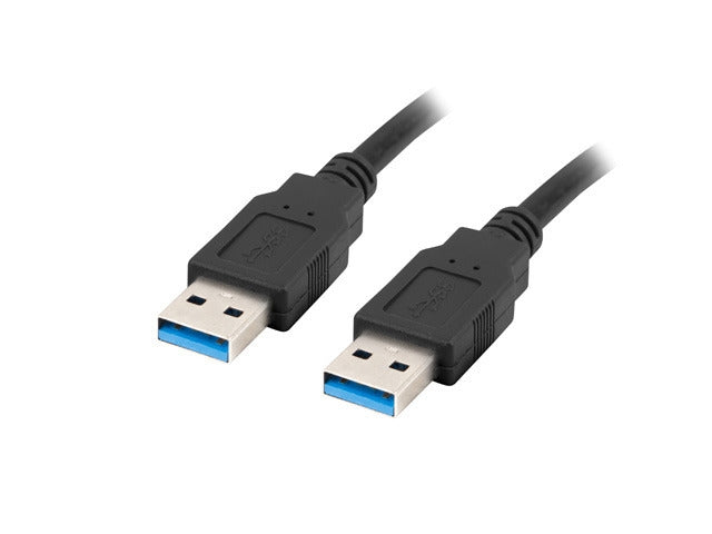 Lanberg USB-A (M) -> USB-A (M) 3.0 cable 0.5m, black