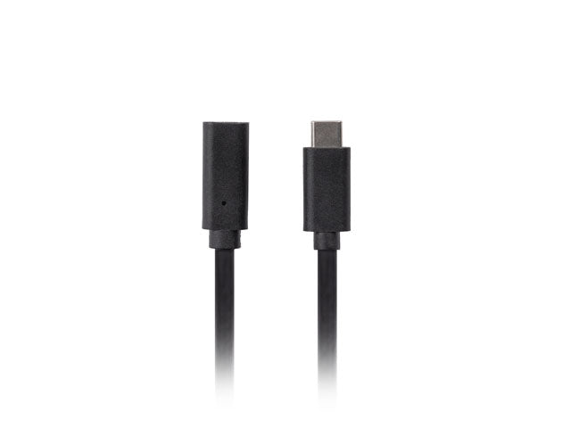 Lanberg USB-C M/F 3.1 cable 0.5m, Black