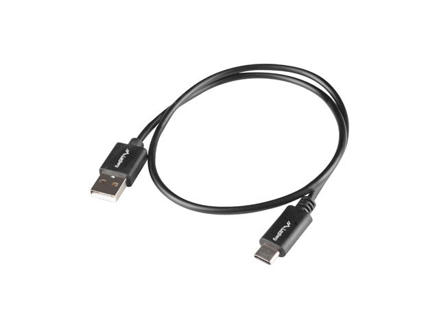 Lanberg USB-C(M) -> USB-A(M) 2.0 cable 1m QC, black BOX