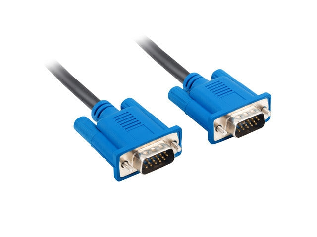 Lanberg VGA M/M cable 1.8m dual-shielded, 2x ferrite core, black