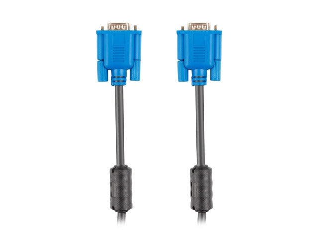 Lanberg VGA M/M cable 1.8m dual-shielded, 2x ferrite core, black
