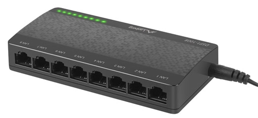 Lanberg switch DSP1-1008 8-port, 1GB/s