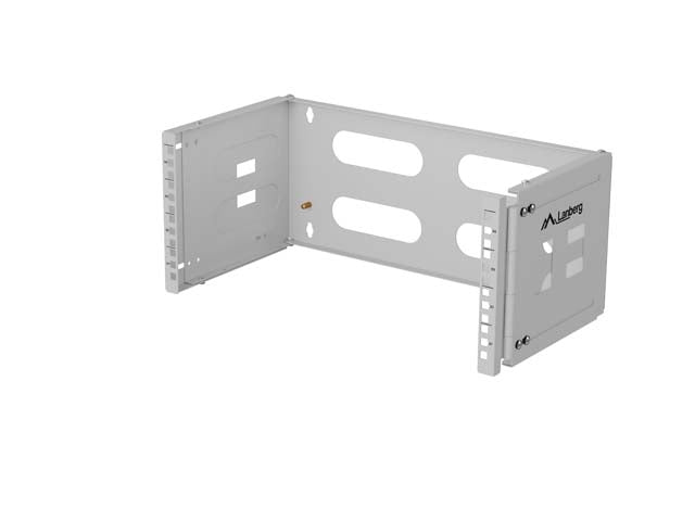 Lanberg Folding Bracket, wall-mount 19" 4U 497x400/240, Grey
